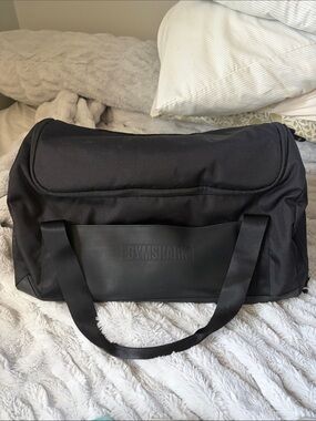 Gymshark Black Duffel Bag